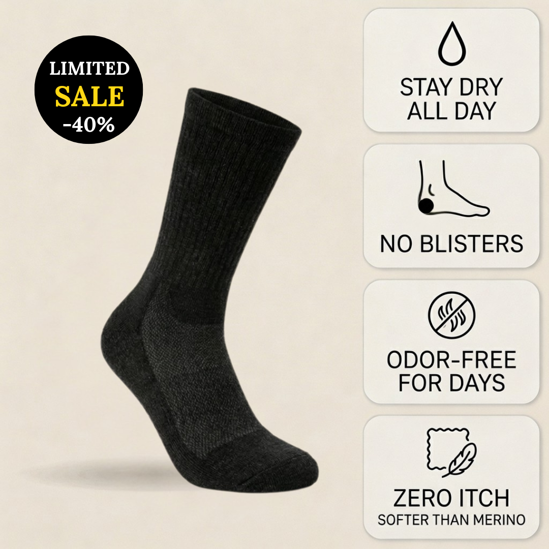 Alpaca Hiking Crew Socks